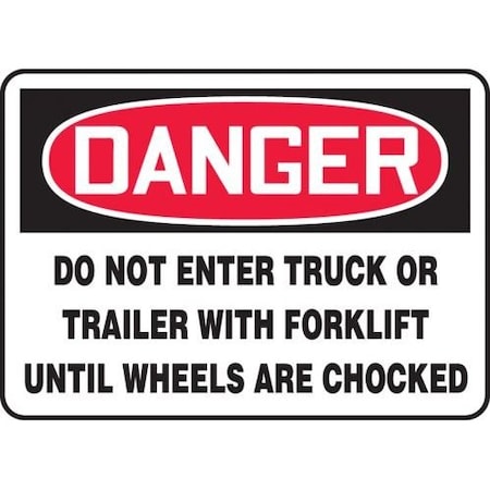 OSHA DANGER Safety Sign DO NOT MVHR002VS